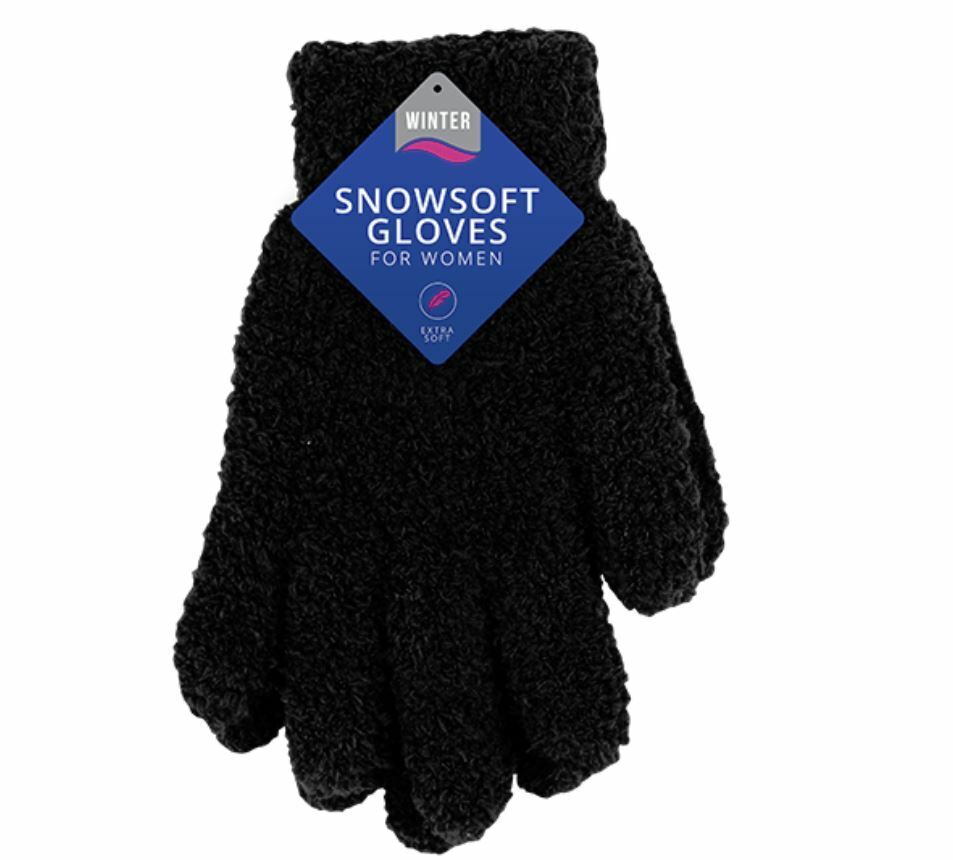 Ladies Womens Super Soft Warm Cosy Thermal Winter Gloves Snowsoft One Size Ladies Womens Super Soft Warm Cosy Thermal Winter Gloves Snowsoft One Size